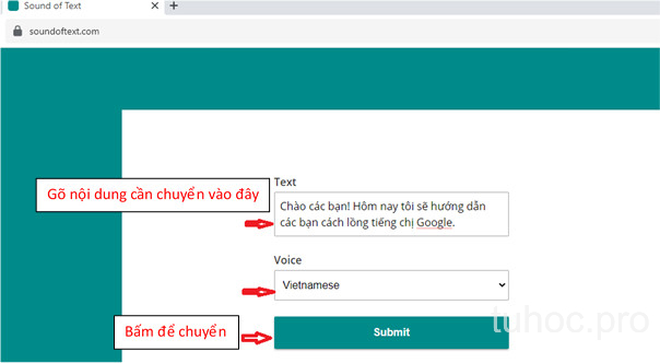 Cách lồng tiếng chị Google cực nhanh