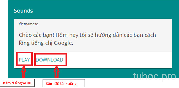 Cách lồng tiếng chị Google cực đơn giản