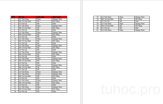 Cách lặp lại tiêu đề trong Excel cực nhanh