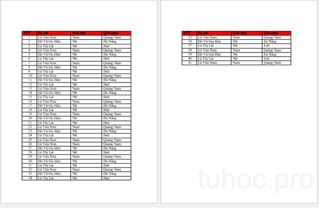 Cách lặp lại tiêu đề trong Excel cực đơn giản