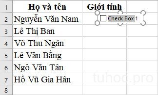 Hướng dẫn tạo dấu check trong Excel cực nhanh