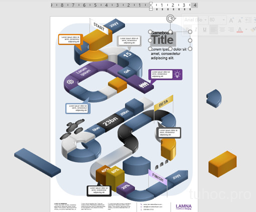 Thiết kế bài báo Infographic bằng PowerPoint cực đơn giản