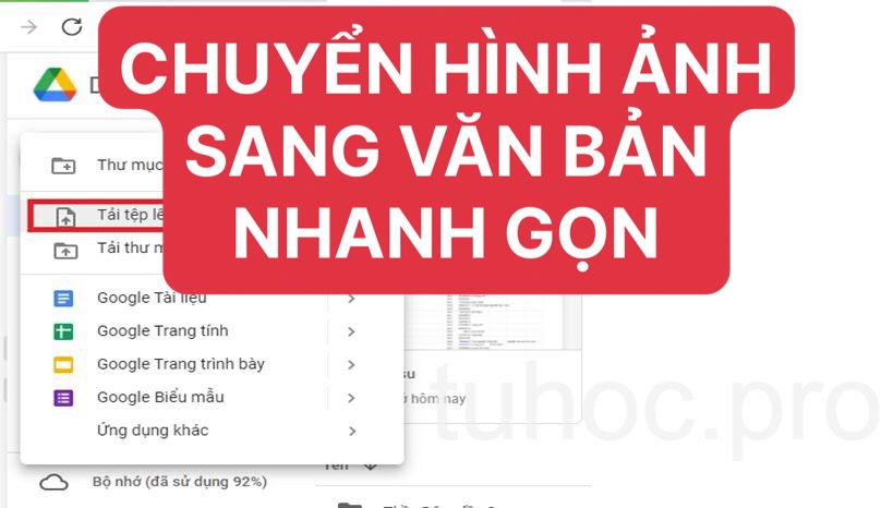 Cách chuyển hình ảnh thành văn bản online nhanh gọn