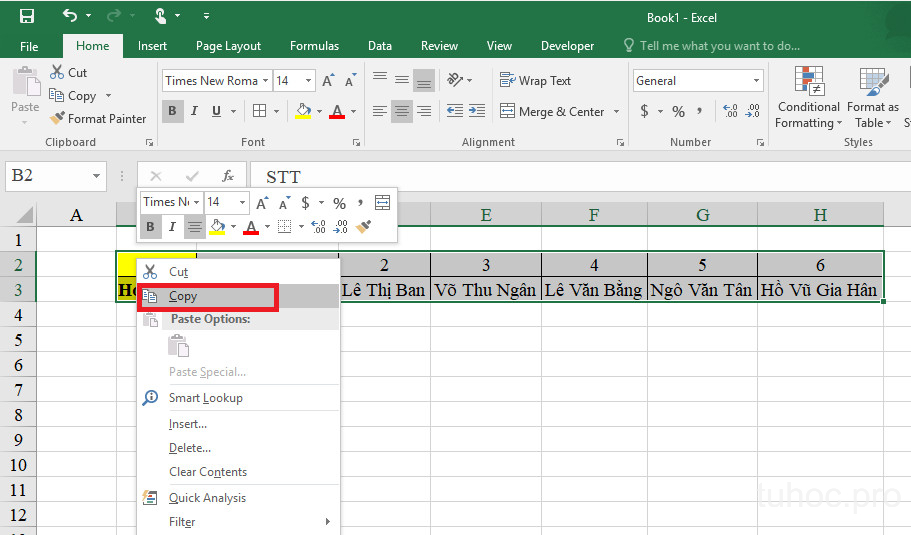 Hướng dẫn chuyển hàng thành cột trong Excel nhanh nhất